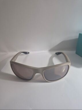 Costa Gray Wrap Sunglasses with Subtle Mirrored Lenses